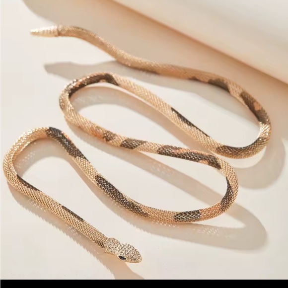 Snake Design Wrap Necklace serpent multi - Picture 9 of 9